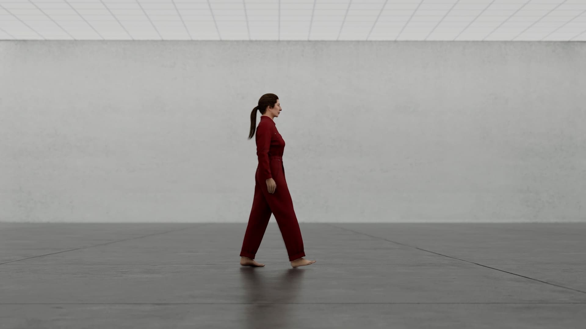 Slow Walking by Marina Abramović